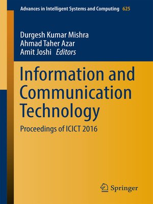 cover image of Information and Communication Technology
